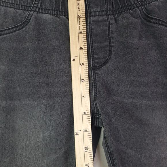 Free People Flared Bell Bottom Denim Jean Elastic Waist Pull On Women Sz 28 Gray - Picture 10 of 11